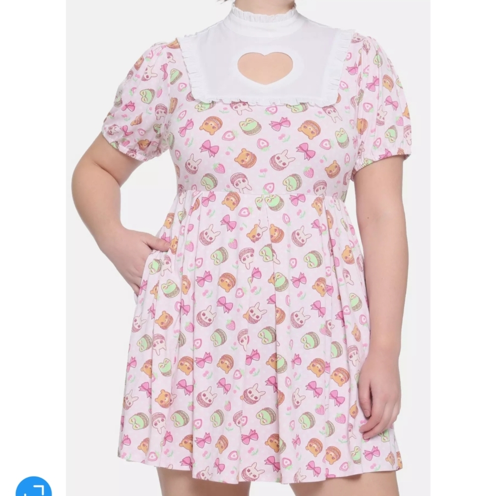 NWT Hot Topic Kawaii Animal Macaron Dress